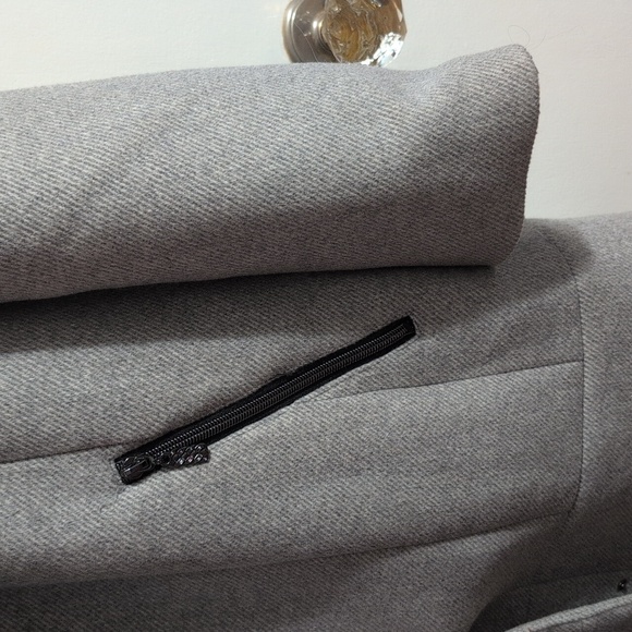 Addition Elle Gray Jacket with Interior Puffer Coat Built In - Picture 2 of 6